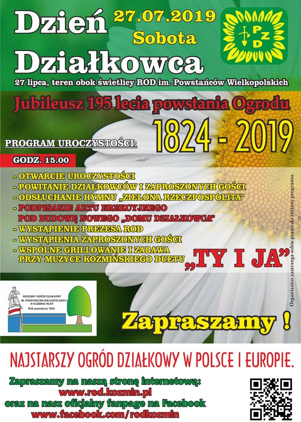 Dzień Działkowca 2019