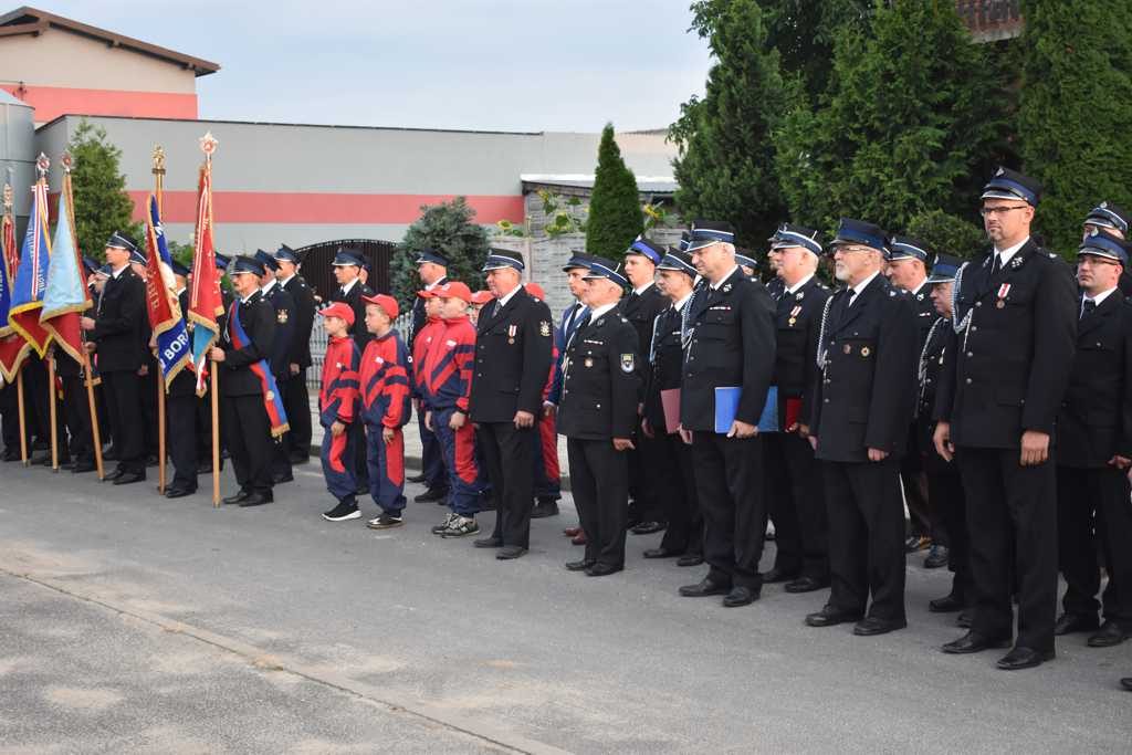 Strażacy podczas obchodów 110lecia OSP Gościejew