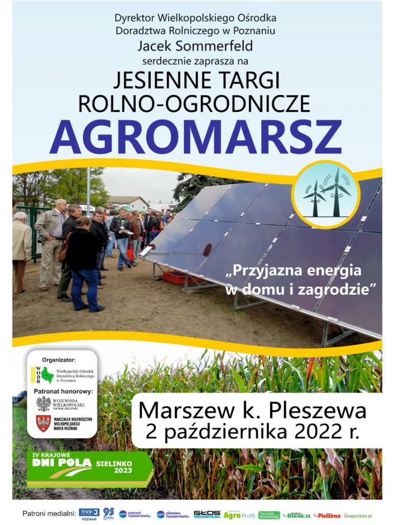 Jesienne Targi Rolno- Ogrodnicze, AGROMARSZ, 2 października, Marszew koło Pleszewa