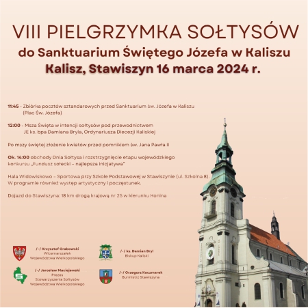 VIII Pielgrzymka Sołtysów do Sanktuarium Świętego Józefa w Kaliszu