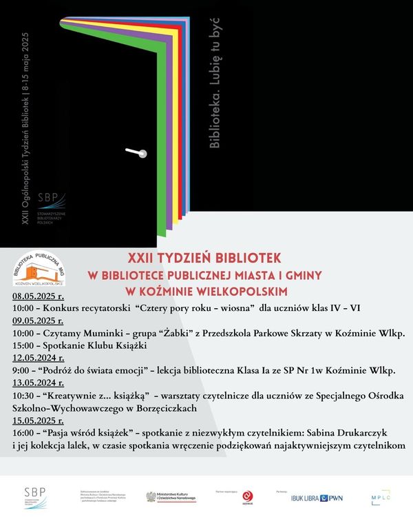 XXII Tydzień Bibliotek w Bibliotece Publicznej w Koźminie Wielkopolskim