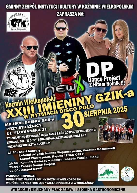 Zaproszenie na XXIII Imieniny Gzik- a