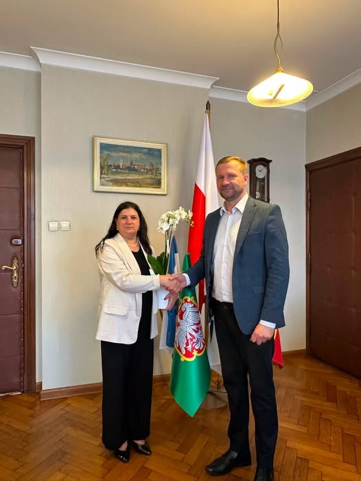 Posłanka Lidia Czechak z wizytą u burmistrza 