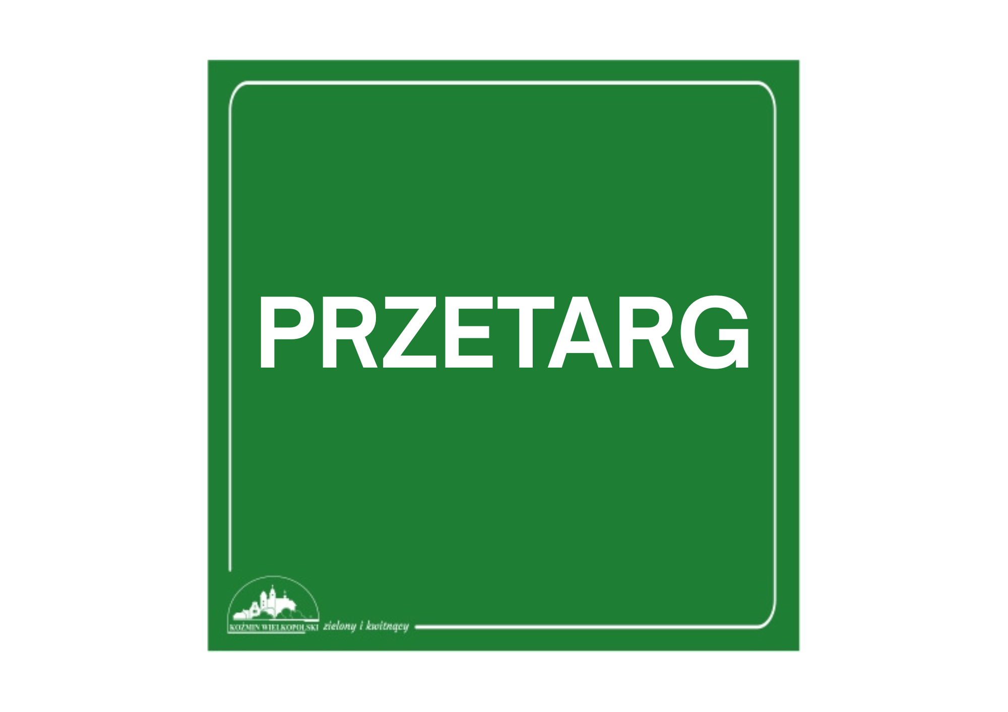 Przetarg na utwardzenie placu 