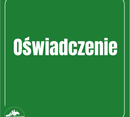 Oświadczenie p.o.Burmistrza Miasta i Gminy Koźmin Wielkopolski  w związku z oświadczeniem SP Nr 1 