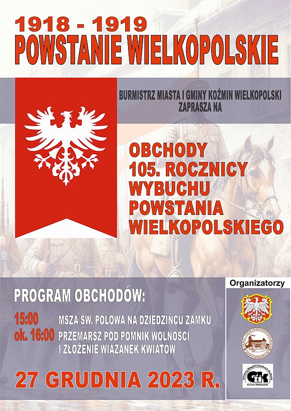 Obchody 105. rocznicy wybuchu Powstania Wielkopolskiego