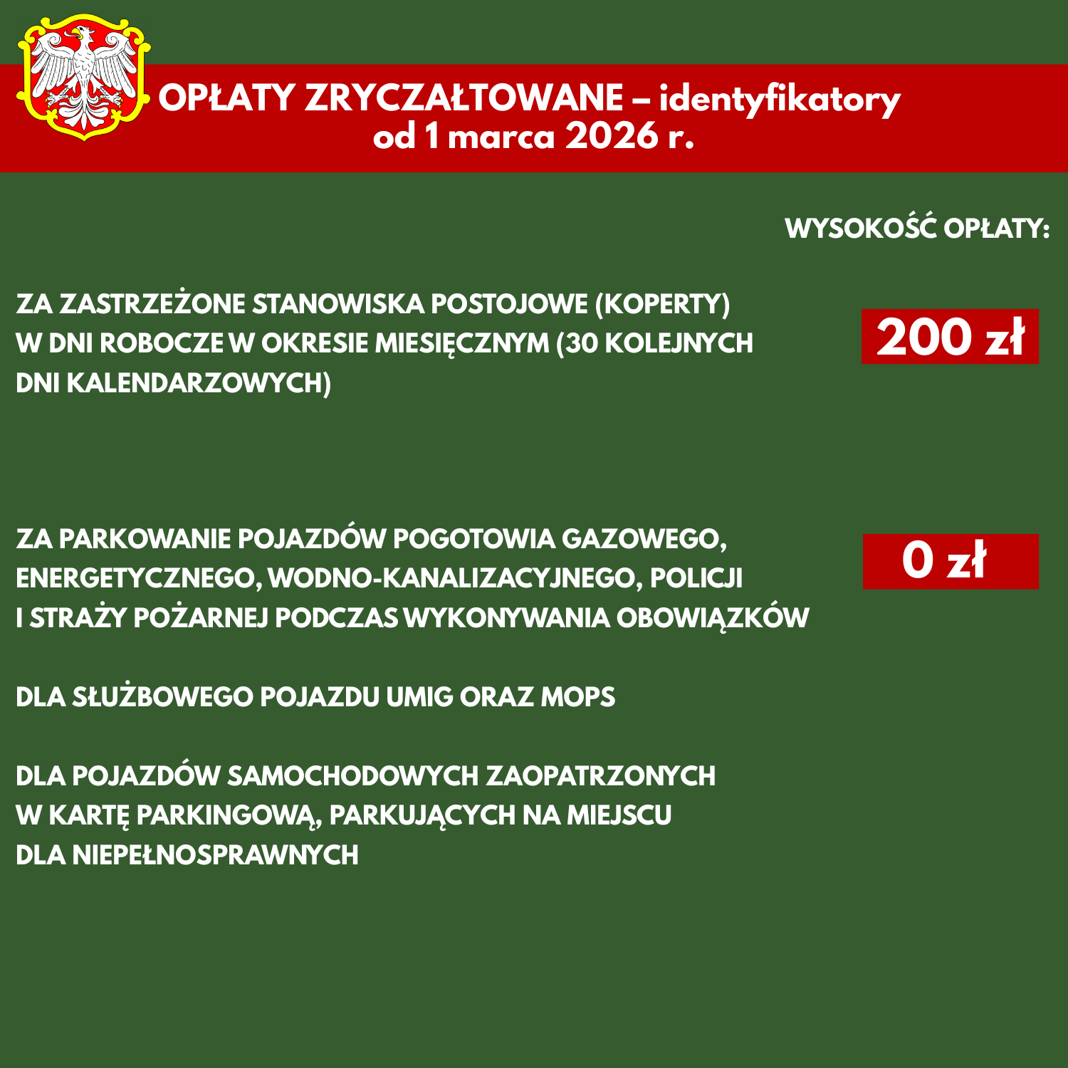 OPLATY ZRYCZALTOWANE
