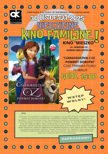 Czarnoksiężnik z OZ - powrót Dorotki