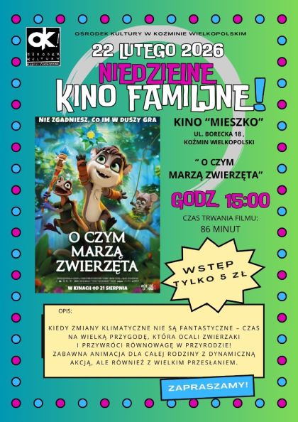 Niedzielne Kino Familijne luty 2026