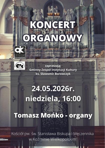 Maj koncert organowy