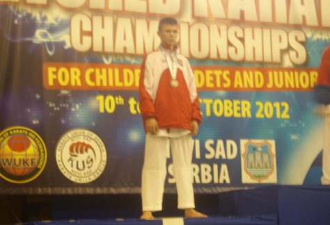 Wicemistrz świata w karate uczniem koźmińskiego gimnazjum