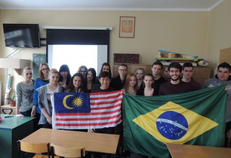 Wizyta studentów programu AIESEC w koźmińskim LO