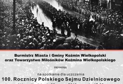 Wykład na temat Polskiego Sejmu Dzielnicowego