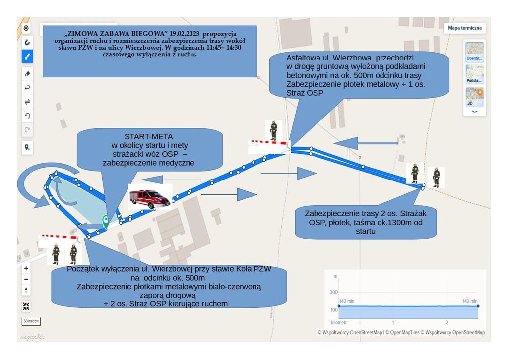 Mapa okolic ulicy Wierzbowej